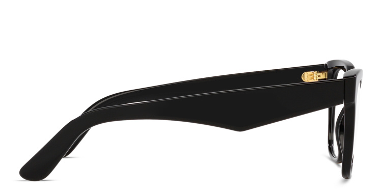 Shop Dolce & Gabbana Square Eyeglasses in Black online.