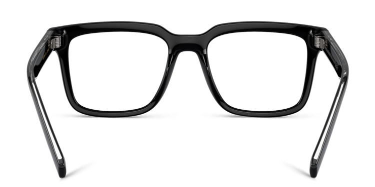 Shop Dolce & Gabbana Square Eyeglasses in Black online.
