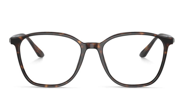تسوق نظارات طبية مربّعة جورجو أرماني بلون مموه أونلاين.