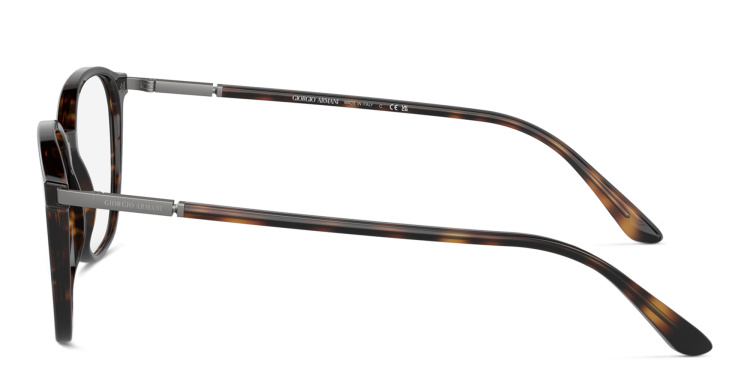 تسوق نظارات طبية مربّعة جورجو أرماني بلون مموه أونلاين.