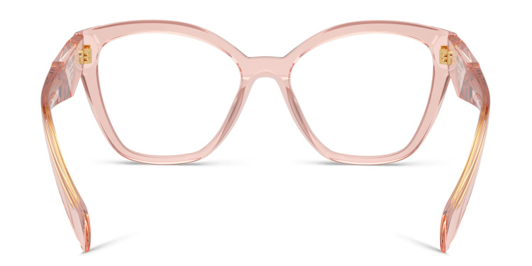 تسوق نظارات طبية طراز كات آي بشعار العلامة برادا بلون زهري أونلاين.