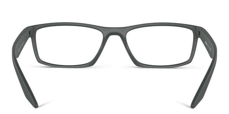 تسوق نظارات طبية مستطيلة واسعة برادا لينيا روسا بلون أسود أونلاين.