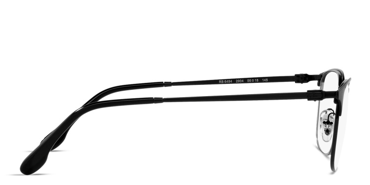 Shop Ray-Ban Unisex Pillow Eyeglasses in Black online.