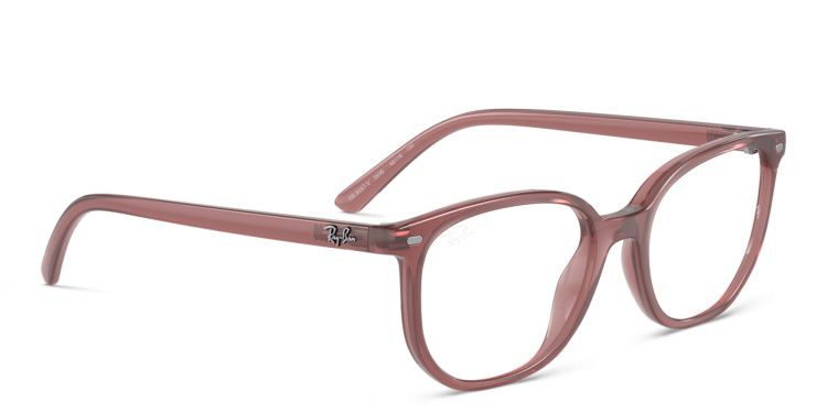 Shop Ray-Ban Junior Elliot Kids Irregular Eyeglasses in Pink online.