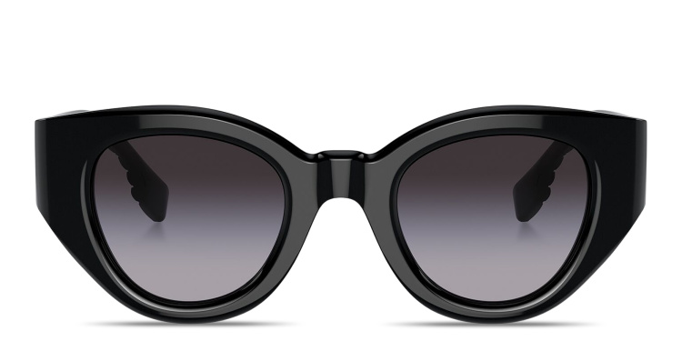 Shop BURBERRY Panthos Sunglasses in Black online.
