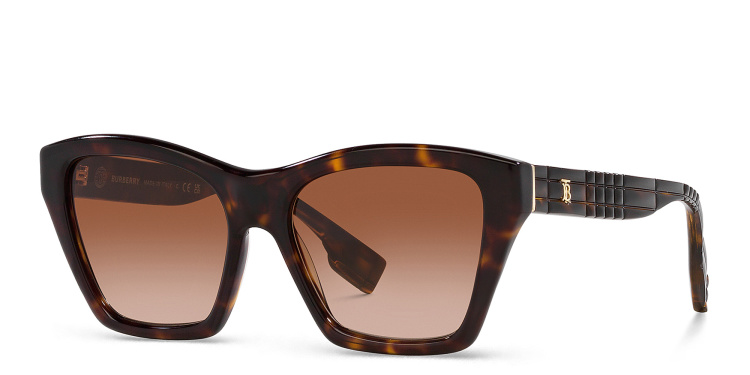 تسوق نظارات شمسية مربّعة بربري بلون مموه أونلاين.