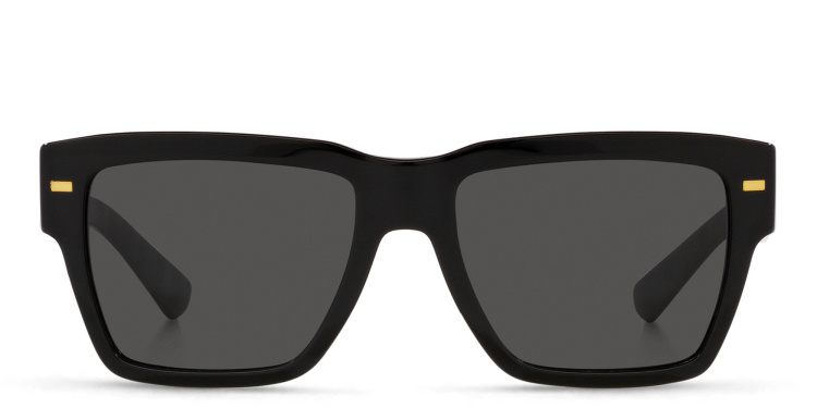 Shop Dolce & Gabbana Square Sunglasses in Black online.