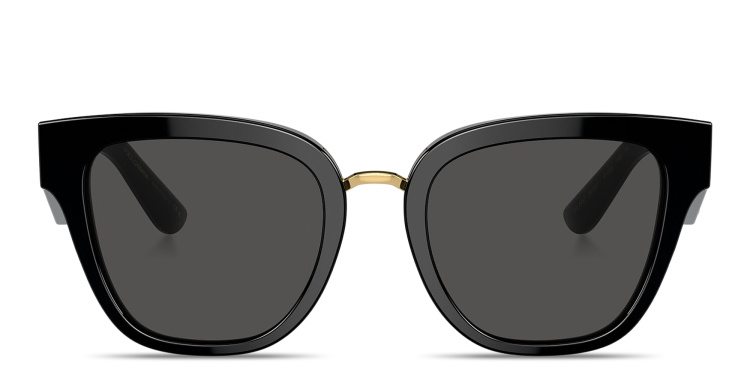 تسوق نظارات شمسية طراز بترفلاي دولتشي آند غابانا بلون أسود أونلاين.