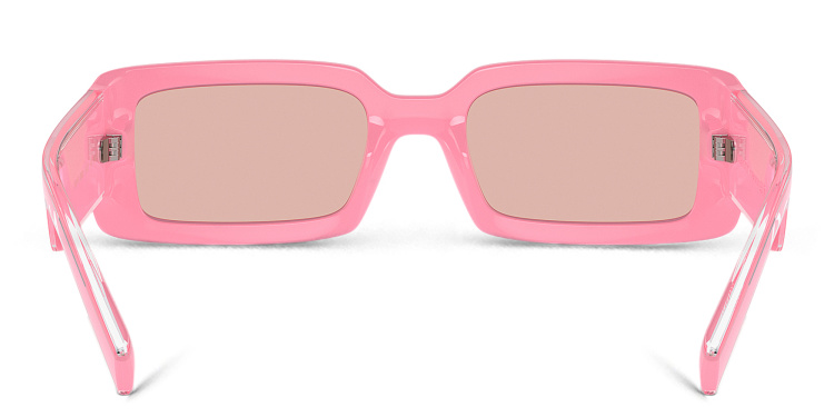 تسوق نظارات شمسية مستطيلة دولتشي آند غابانا بلون زهري أونلاين.