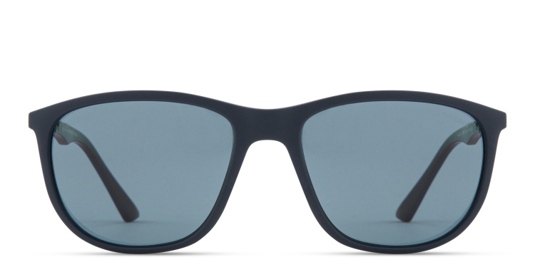 تسوق نظارات شمسية طراز بيلو بشعار العلامة امبوريو أرماني بلون أزرق أونلاين.