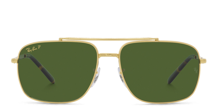 تسوق نظارات شمسية طراز بيلو للجنسين راي بان بلون ذهبي أونلاين.