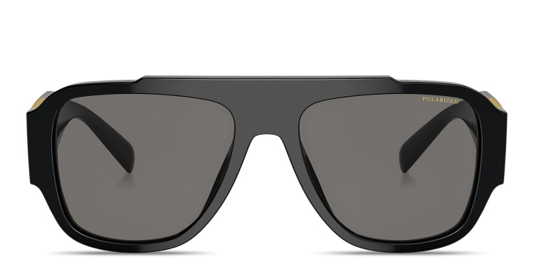 تسوق نظارات شمسية ميدوسا طراز بيلو فيرزاتشي بلون أسود أونلاين.