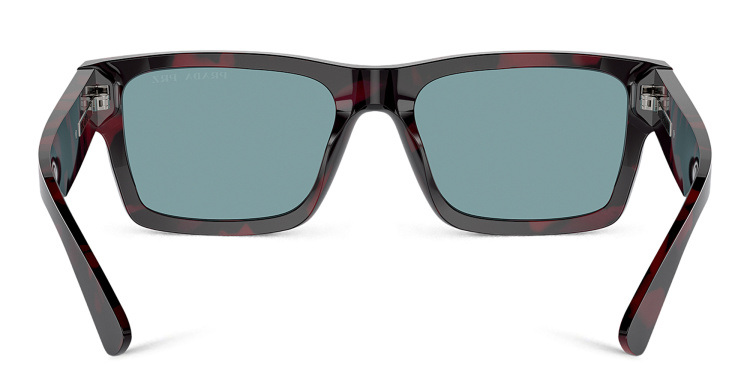 تسوق نظارات شمسية مستطيلة برادا بلون تورتويز أونلاين.