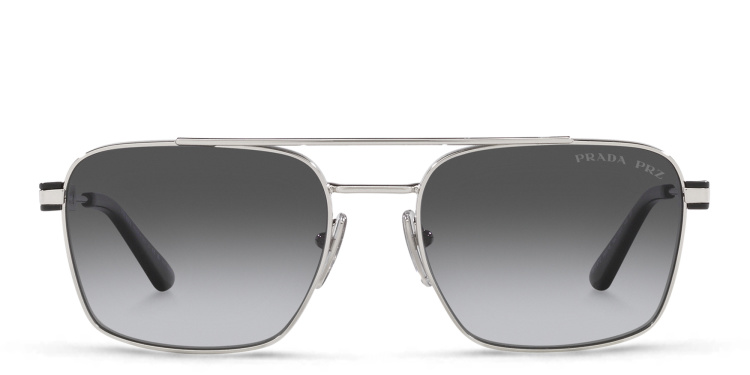 تسوق نظارات شمسية طراز بيلو برادا بلون فضي أونلاين.