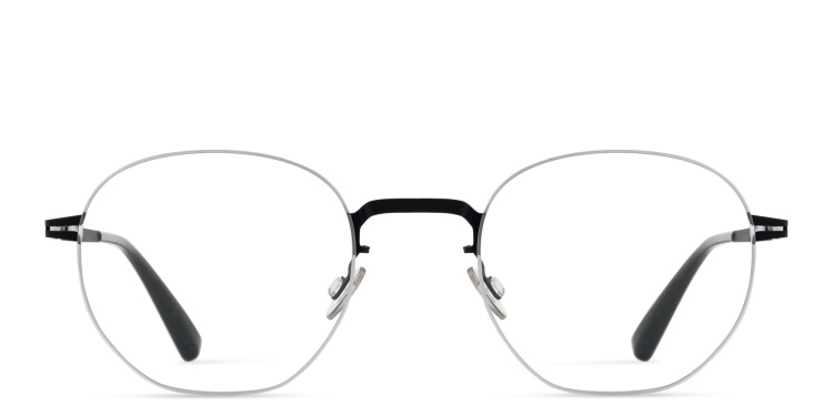 Shop MYKITA Unisex Wataru Rimless Round Eyeglasses in Silver online.
