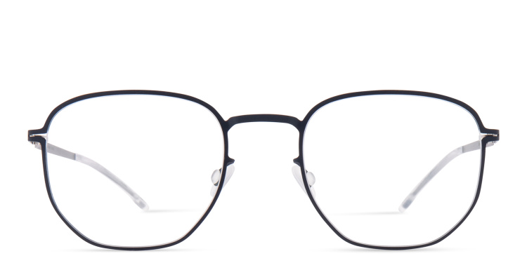 Shop MYKITA Ryker Unisex Round Eyeglasses in Blue online.