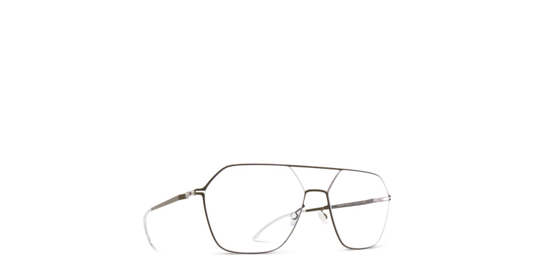 Shop MYKITA Jelva Unisex Aviator Eyeglasses in Green online.