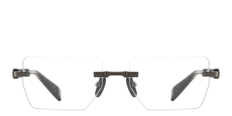 تسوق نظارات طبية مستطيلة للجنسين بدون إطار بالمان بلون أسود أونلاين.