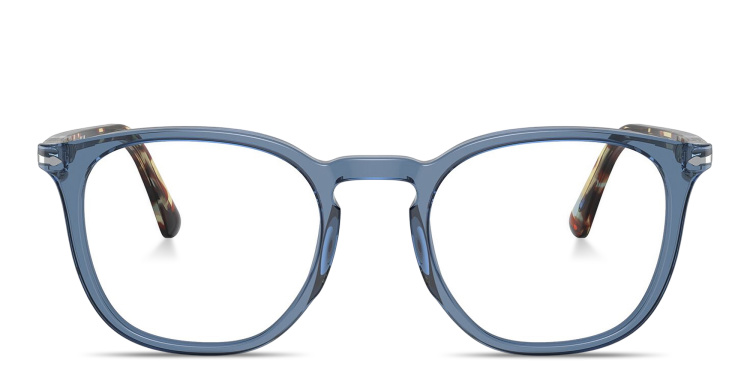 تسوق نظارات طبية دائرية للجنسين بشعار السهم بيرسول بلون أزرق أونلاين.