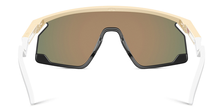 تسوق نظارات شمسية بي أكس تي آر للجنسين بإطار نصفي على شكل قناع اوكلي بلون بيج أونلاين.