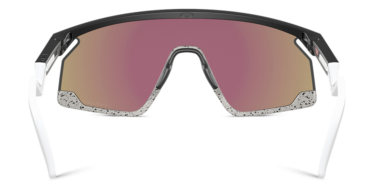 Shop Oakley BXTR Unisex Half-Rim Mask Sunglasses in Black online.