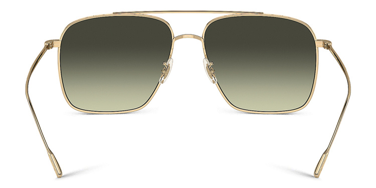 Shop OLIVER PEOPLES Unisex Pilot Sunglasses in Gold online.