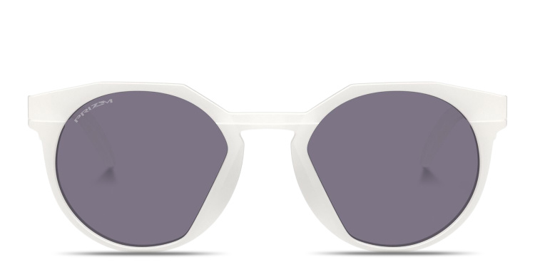Shop Oakley HSTN Round Sunglasses in White online.