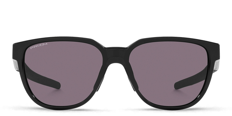 Shop Oakley Rectangle Sunglasses in Black online.