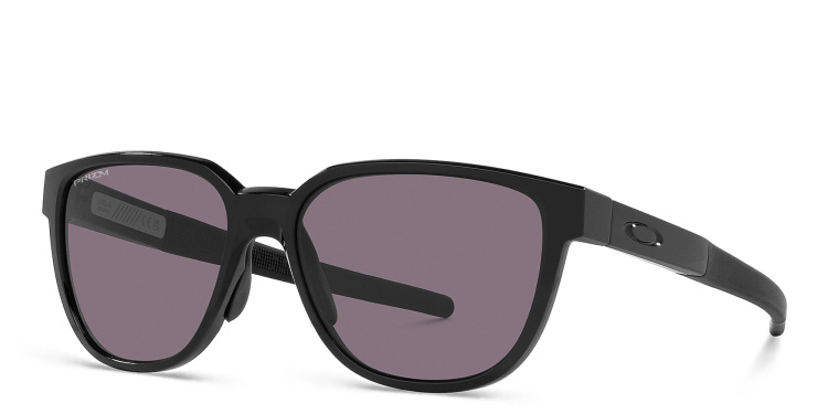 Shop Oakley Rectangle Sunglasses in Black online.