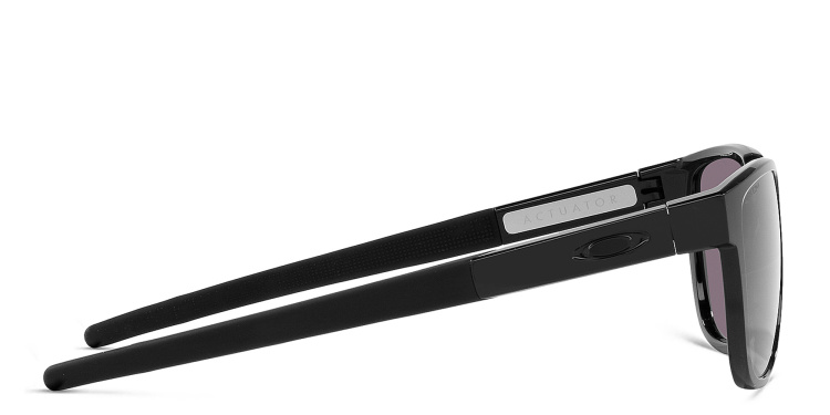 Shop Oakley Rectangle Sunglasses in Black online.