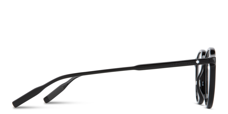 Shop MONTBLANC Panthos Eyeglasses in Black online.