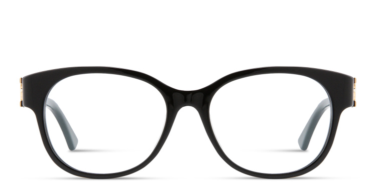 Shop Cartier C' de Cartier Square Eyeglasses in Black online.