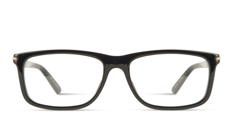 تسوق نظارات طبية مستطيلة واسعة غوتشي بلون أسود أونلاين.
