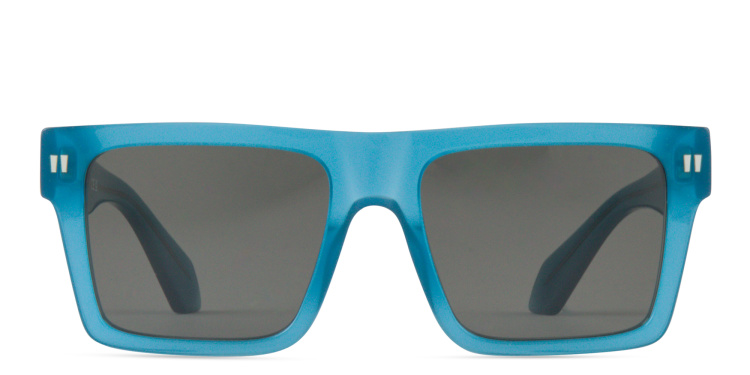 تسوق نظارات شمسية لوتن بإطار مربّع للجنسين أوف وايت بلون أزرق أونلاين.