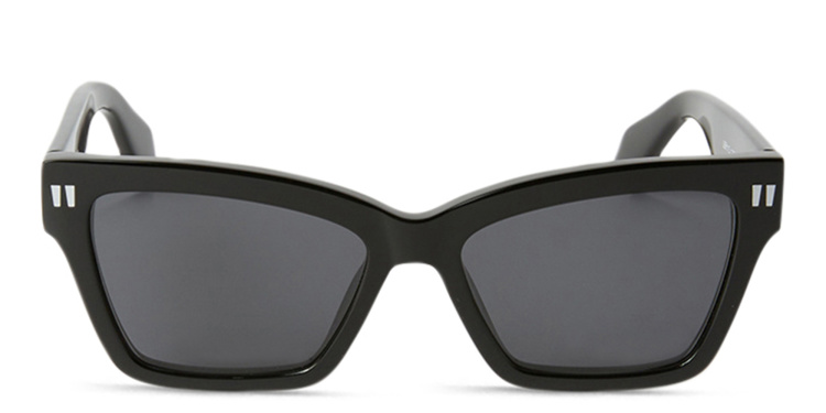 Shop OFF WHITE Cincinnati Unisex Cat-Eye Sunglasses in Black online.