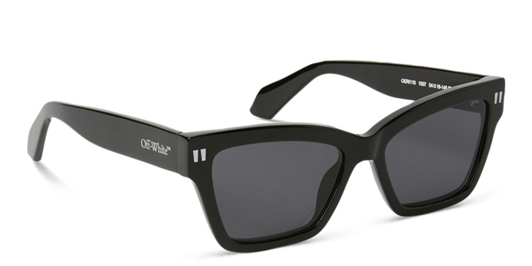 Shop OFF WHITE Cincinnati Unisex Cat-Eye Sunglasses in Black online.