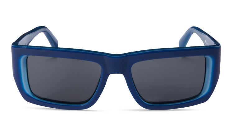 تسوق نظارات شمسية بريسكوت بإطار مستطيل للجنسين أوف وايت بلون أزرق أونلاين.