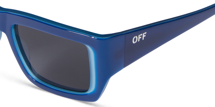 تسوق نظارات شمسية بريسكوت بإطار مستطيل للجنسين أوف وايت بلون أزرق أونلاين.