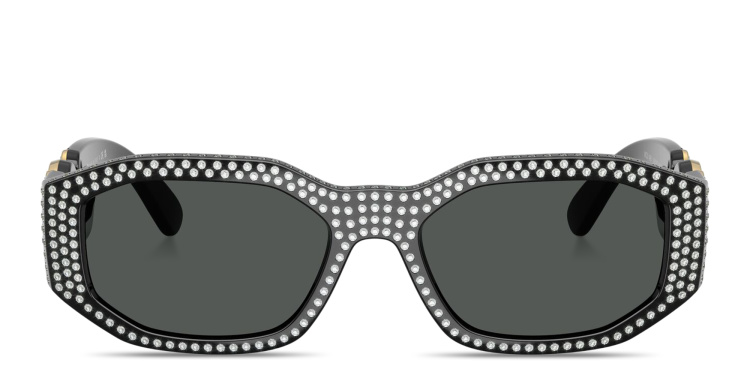 تسوق نظارات شمسية ميدوسا بيجي بإطار غير منتظم فيرزاتشي بلون أسود أونلاين.