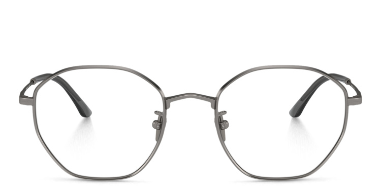 تسوق نظارات طبية غير منتظمة جورجو أرماني بلون رصاصي أونلاين.