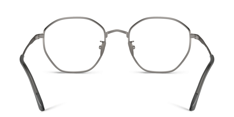 تسوق نظارات طبية غير منتظمة جورجو أرماني بلون رصاصي أونلاين.
