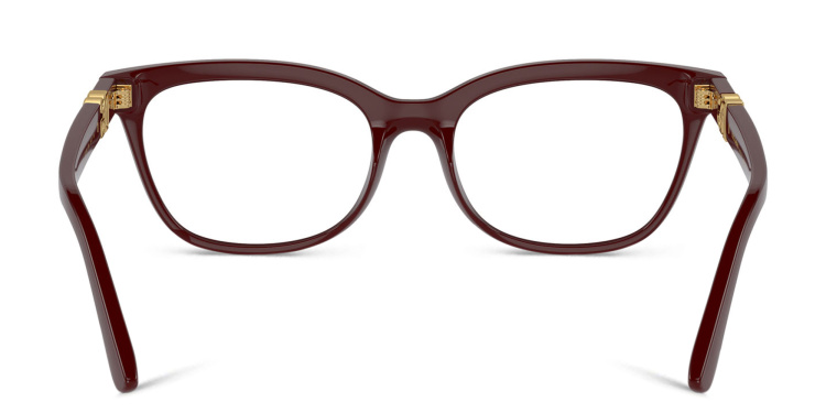 Shop Dolce & Gabbana Butterfly Eyeglasses in Red online.