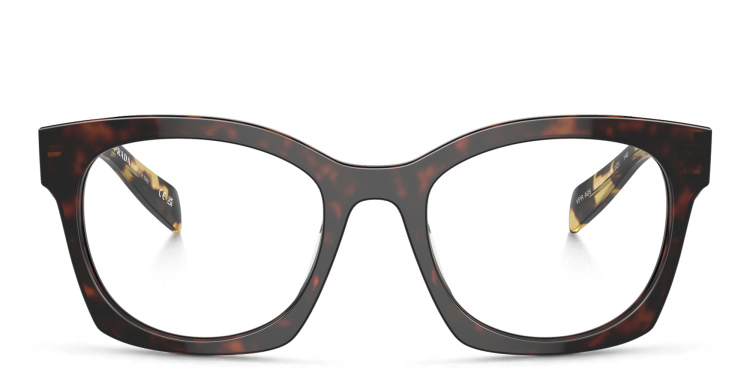 تسوق نظارات طبية غير منتظمة برادا بلون مموه أونلاين.
