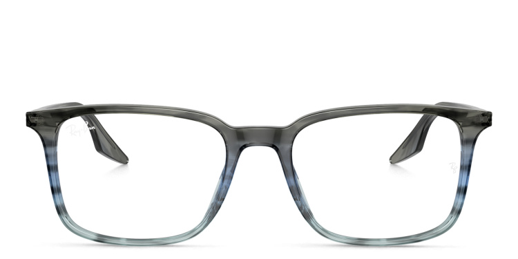 تسوق نظارات طبية مستطيلة للجنسين راي بان بلون رمادي أونلاين.