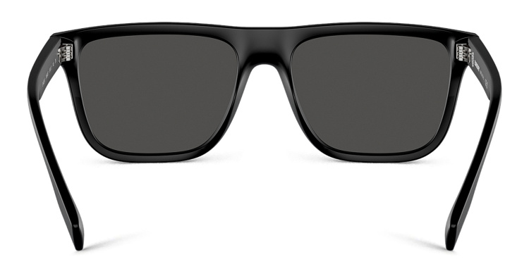 تسوق نظارات شمسية مربّعة بربري بلون أسود أونلاين.