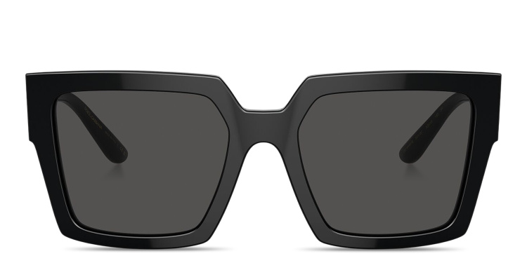 Shop Dolce & Gabbana Square Sunglasses in Black online.