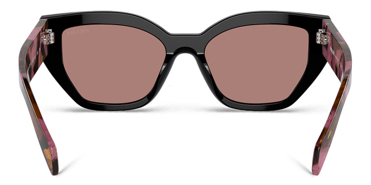 تسوق نظارات شمسية طراز بترفلاي برادا بلون أحمر أونلاين.