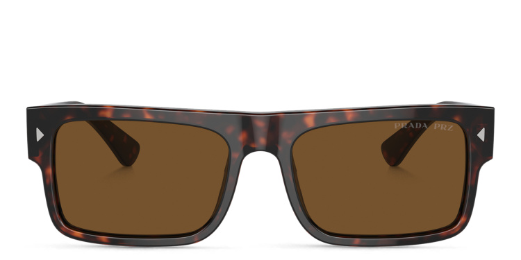 تسوق نظارات شمسية مستطيلة برادا بلون مموه أونلاين.
