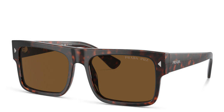 تسوق نظارات شمسية مستطيلة برادا بلون مموه أونلاين.