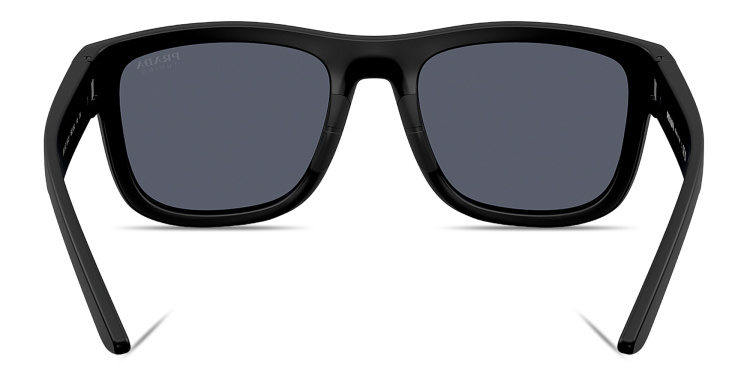 تسوق نظارات شمسية مربّعة بتوقيع العلامة برادا لينيا روسا بلون أسود أونلاين.